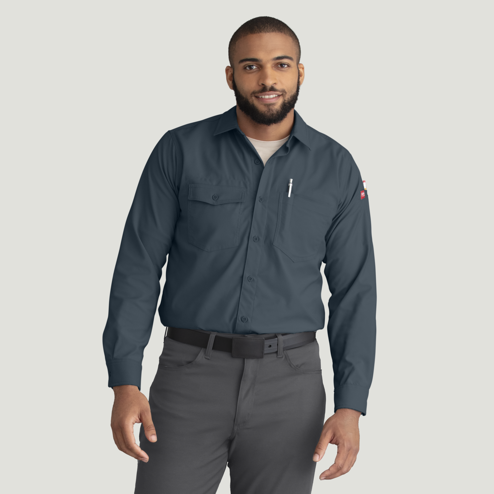 Men's Cooling Long Sleeve Work Shirt